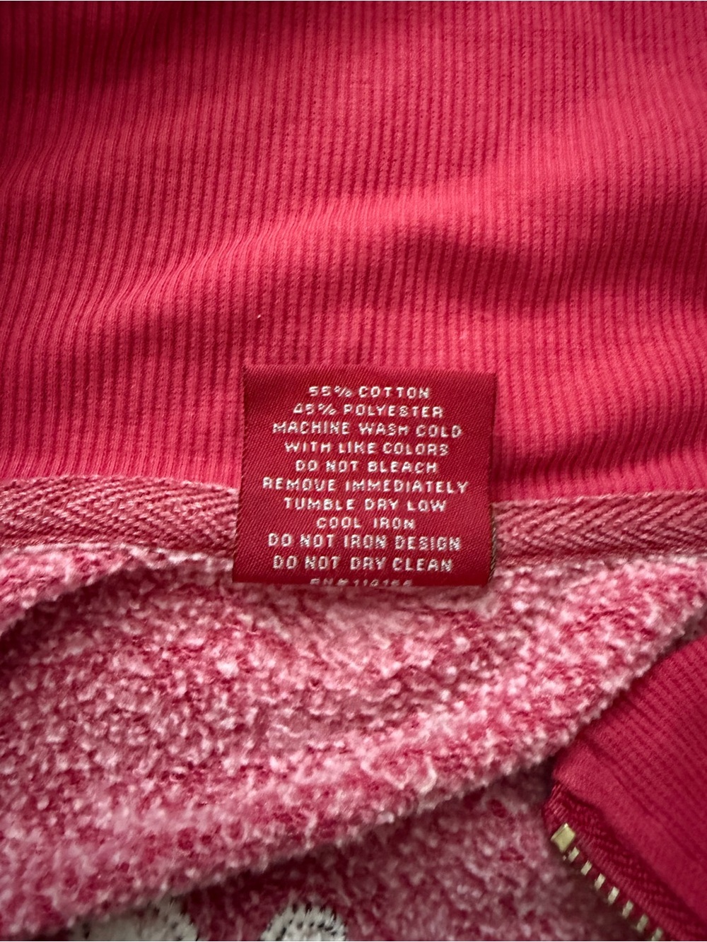 Colosseum IU Indiana University Women's Red Full-Zip Sweatshirt - Picture 8 of 8